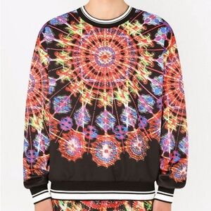NWT Illumination-print technical jersey sweatshirt